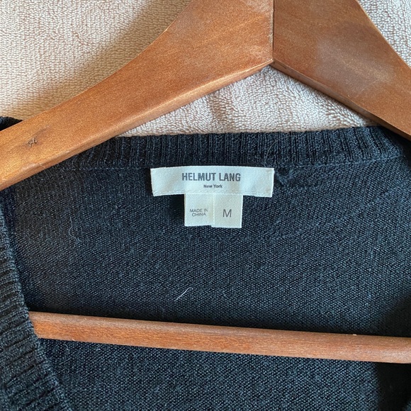 Helmut Lang black knit cardigan - Picture 4 of 4